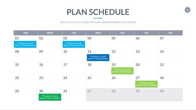How To Quickly Customize A Google Slides Calendar Template